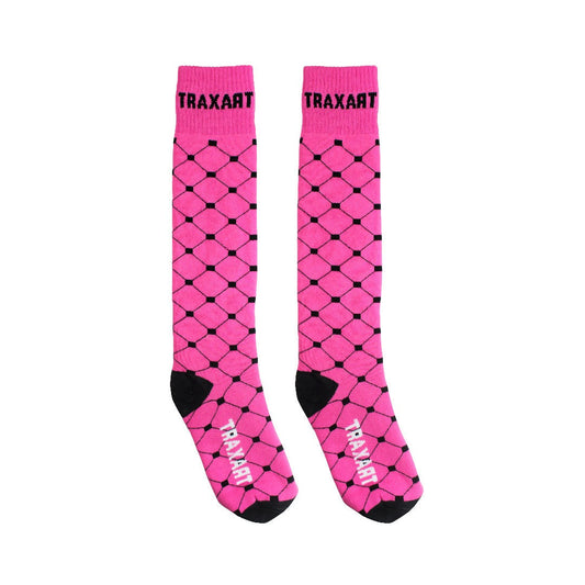 MEIA INLINE TRAXART QUADRADINHOS | PINK DY-020