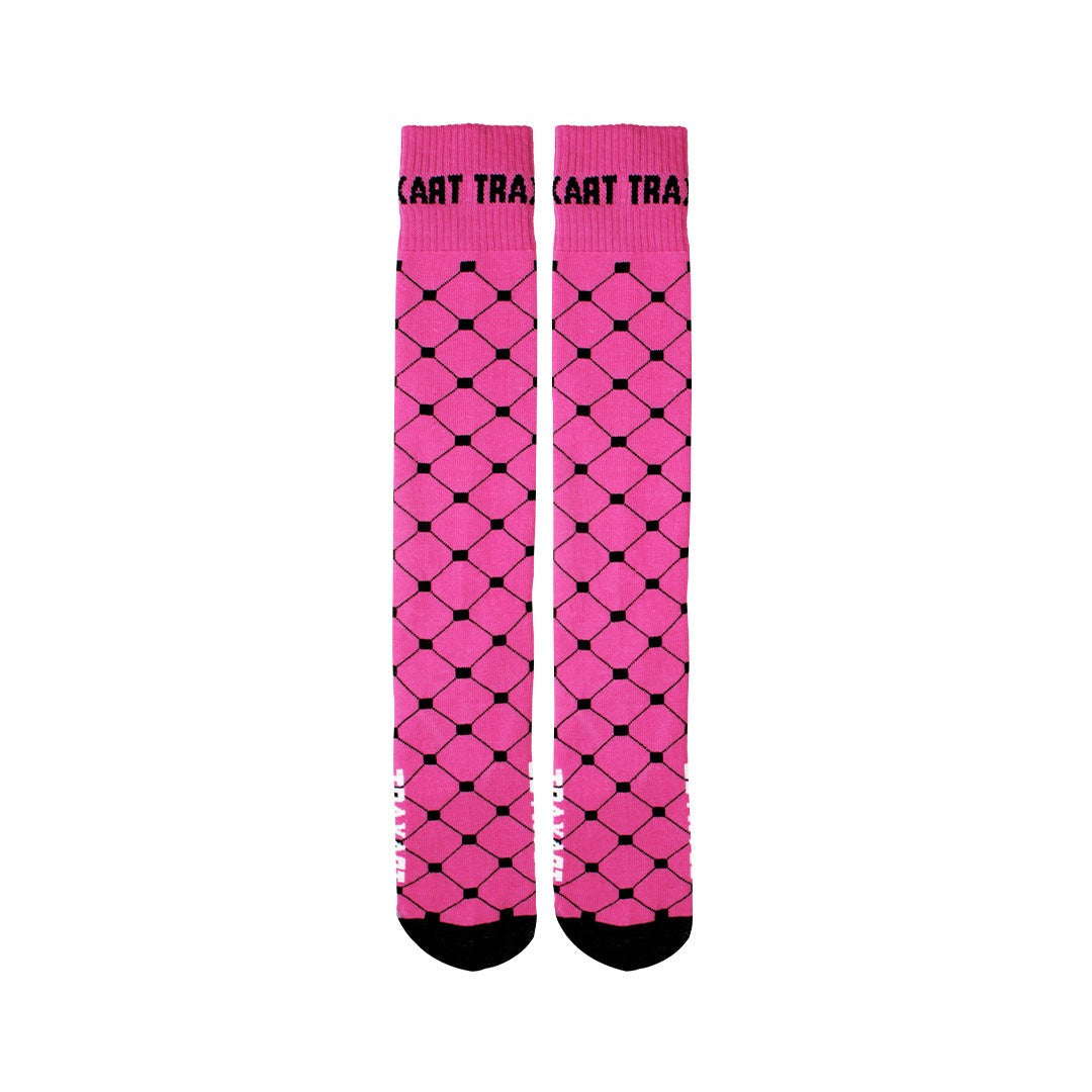 MEIA INLINE TRAXART QUADRADINHOS | PINK DY-020