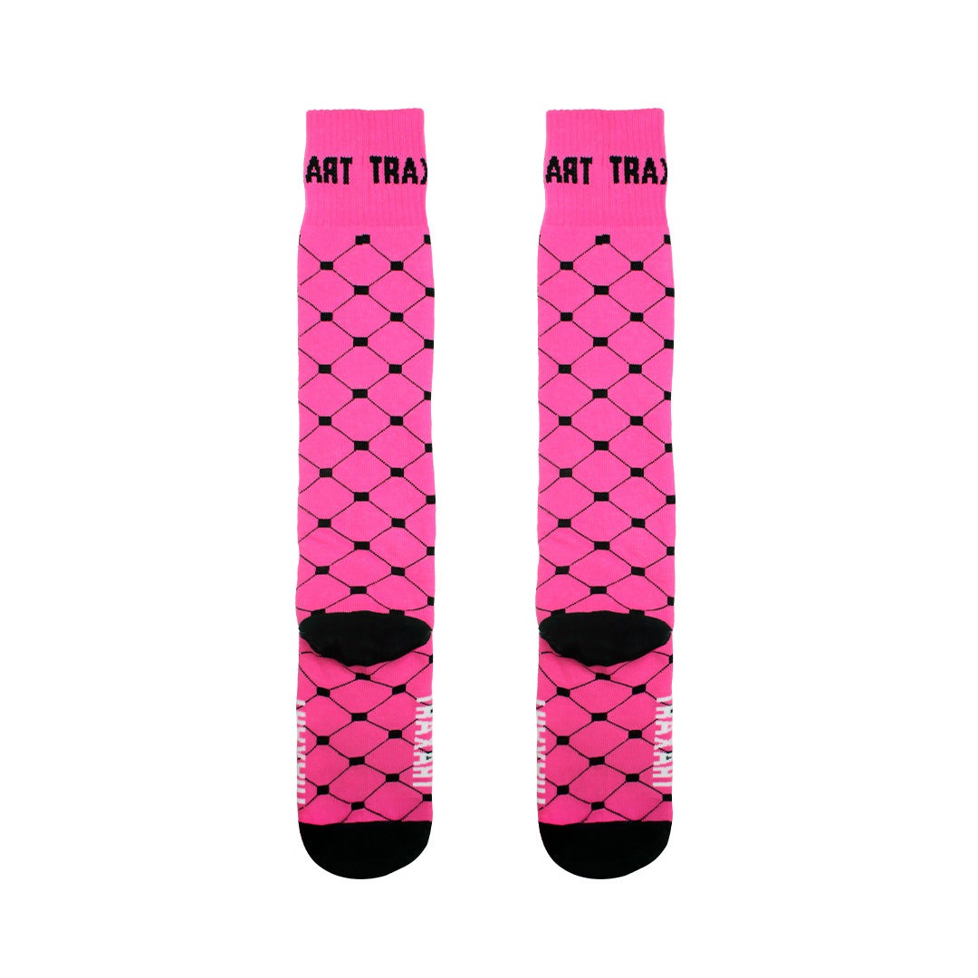 MEIA INLINE TRAXART QUADRADINHOS | PINK DY-020