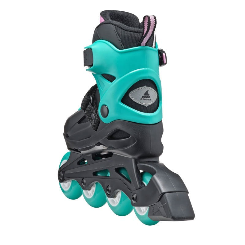 PATINS ROLLERBLADE FURY AJUSTAVEL PRETO/AZUL | 72mm 80a