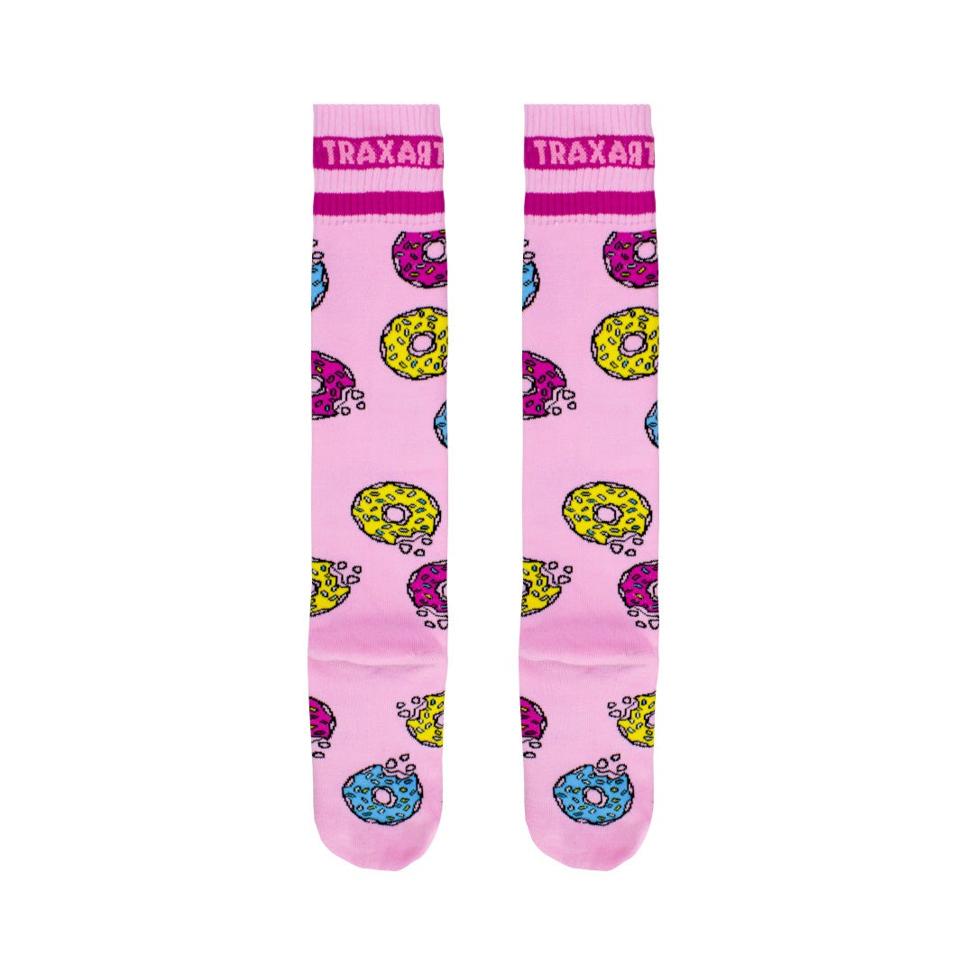 MEIA INLINE DESENHADA DONUTS | ROSA GC-123