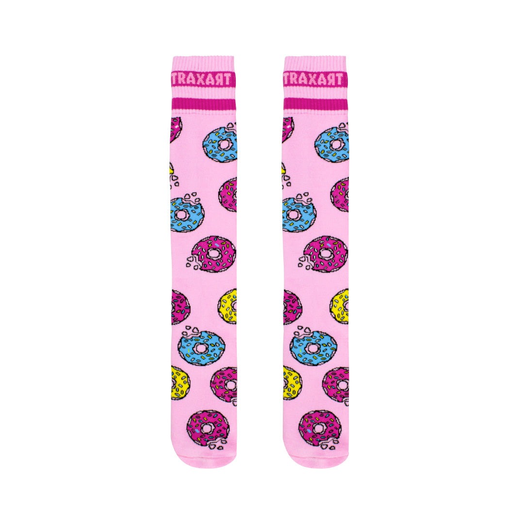MEIA INLINE DESENHADA DONUTS | ROSA GC-123