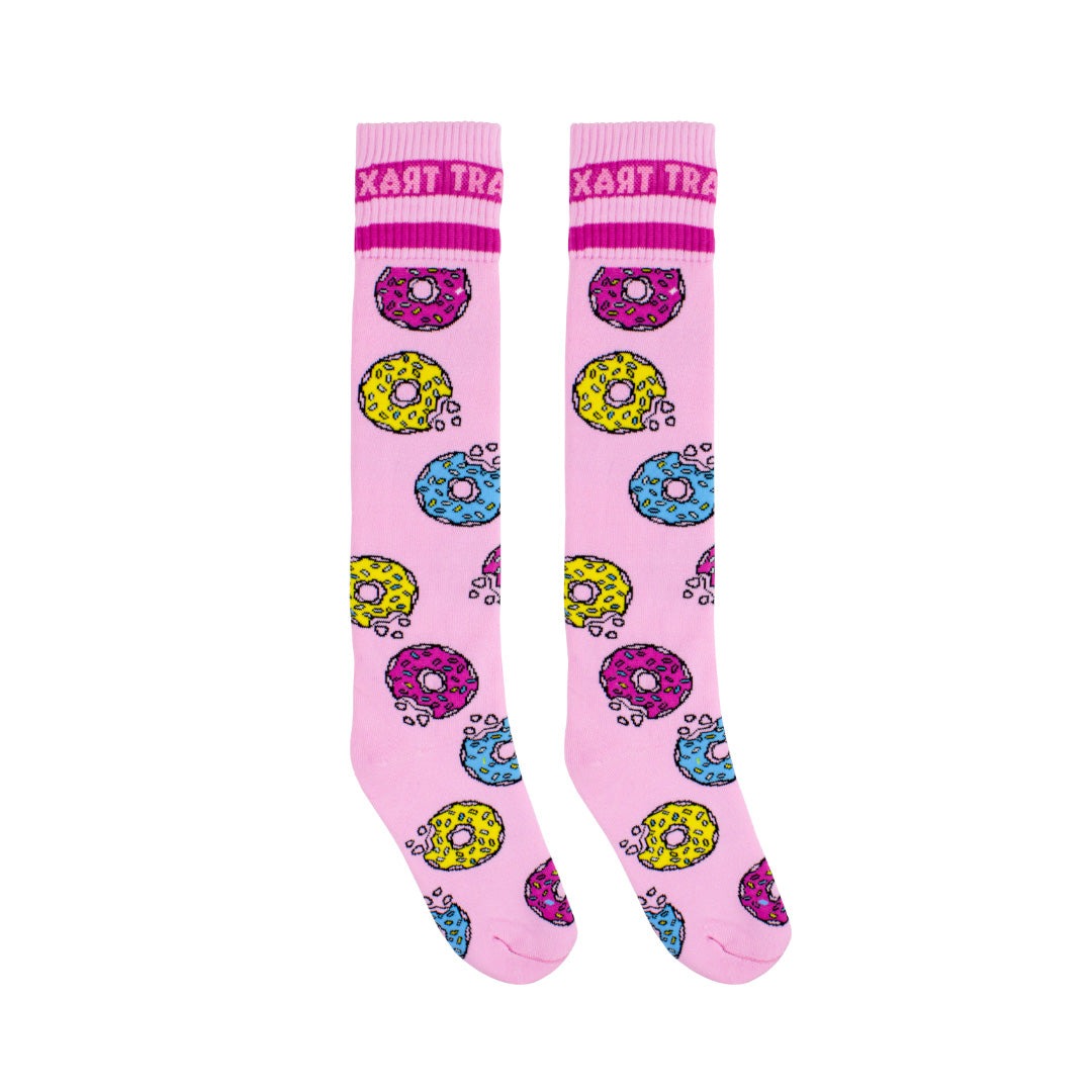 MEIA INLINE DESENHADA DONUTS | ROSA GC-123
