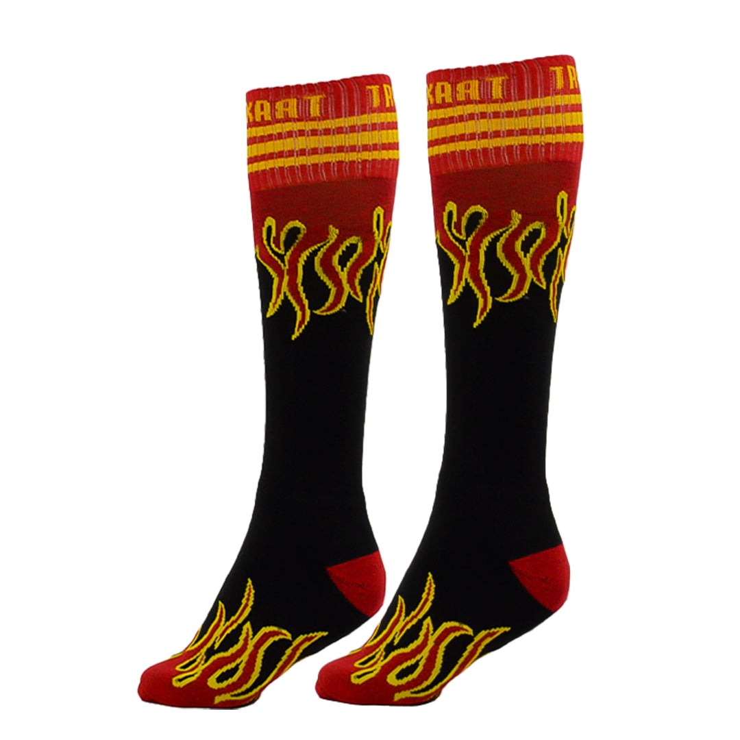 MEIA INLINE DESENHADA FOGO | DZ-071