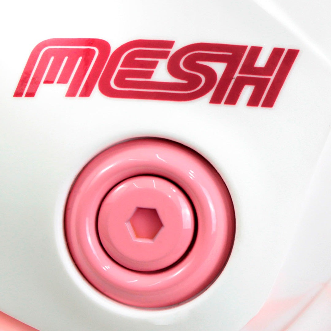 PATINS TRAXART MESH BRANCO E PINK | 80mm Abec-9