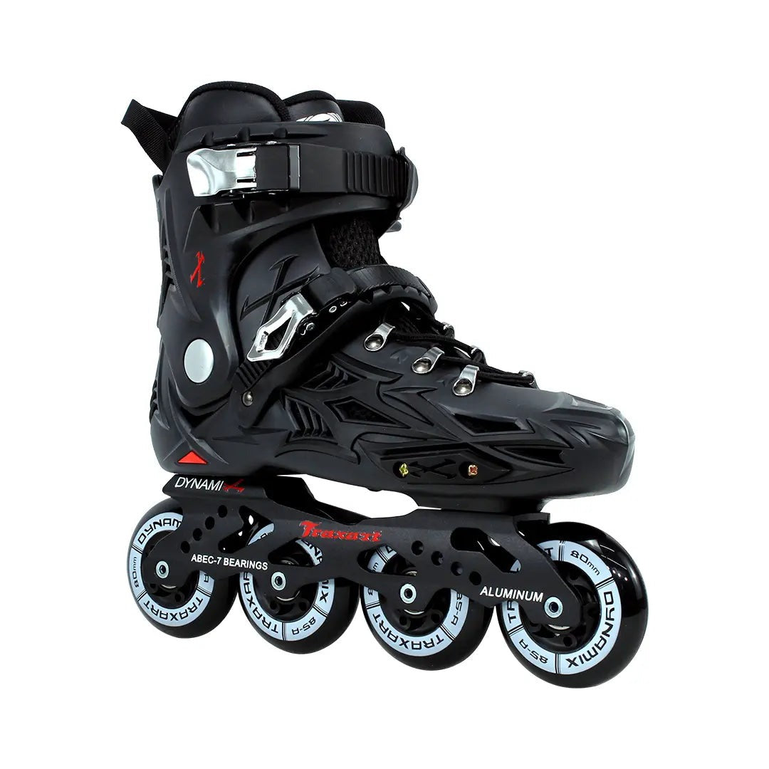 PATINS INLINE TRAXART DYNAMIX PRETO | 80mm Abec-7