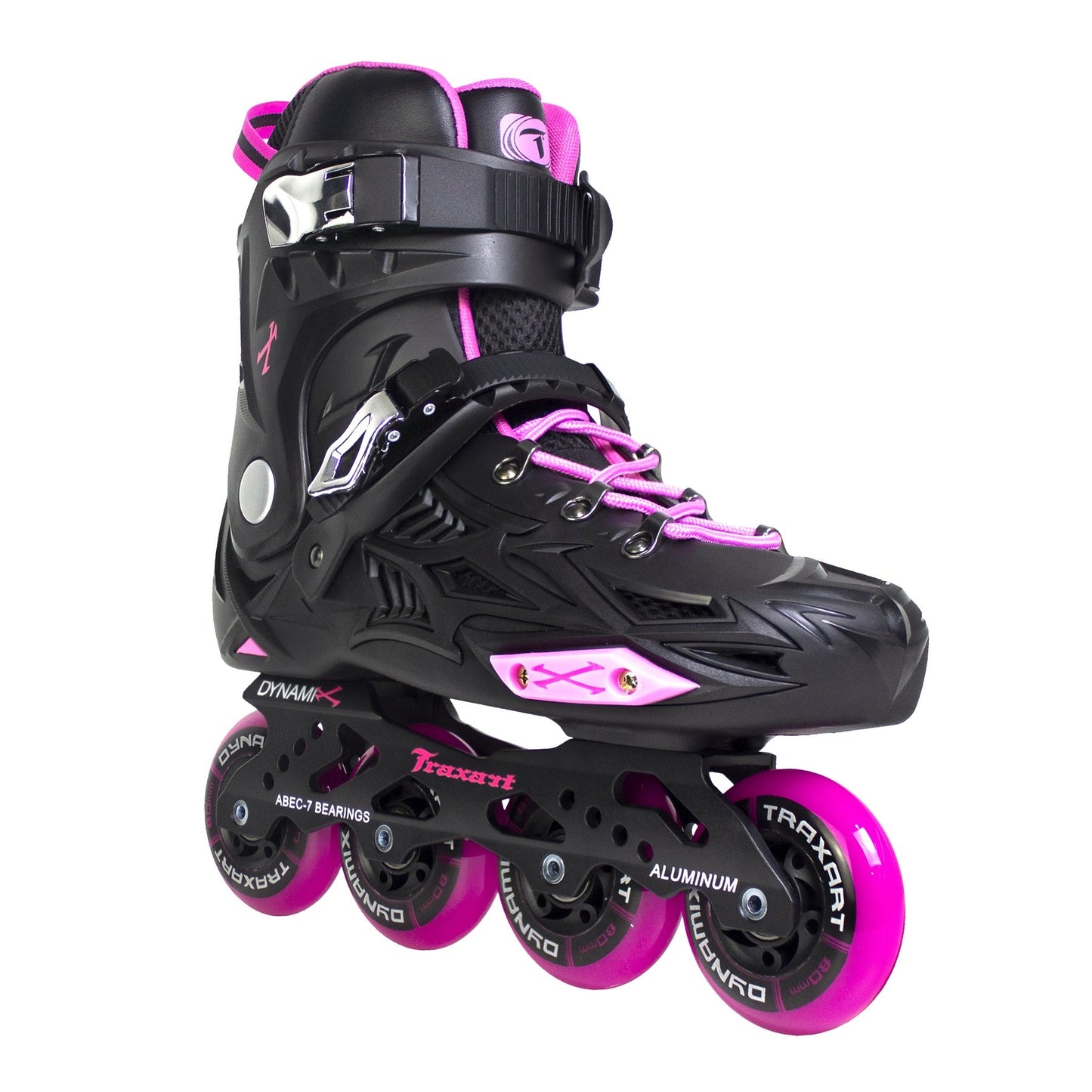 PATINS INLINE TRAXART DYNAMIX ROSA | 80mm Abec-7