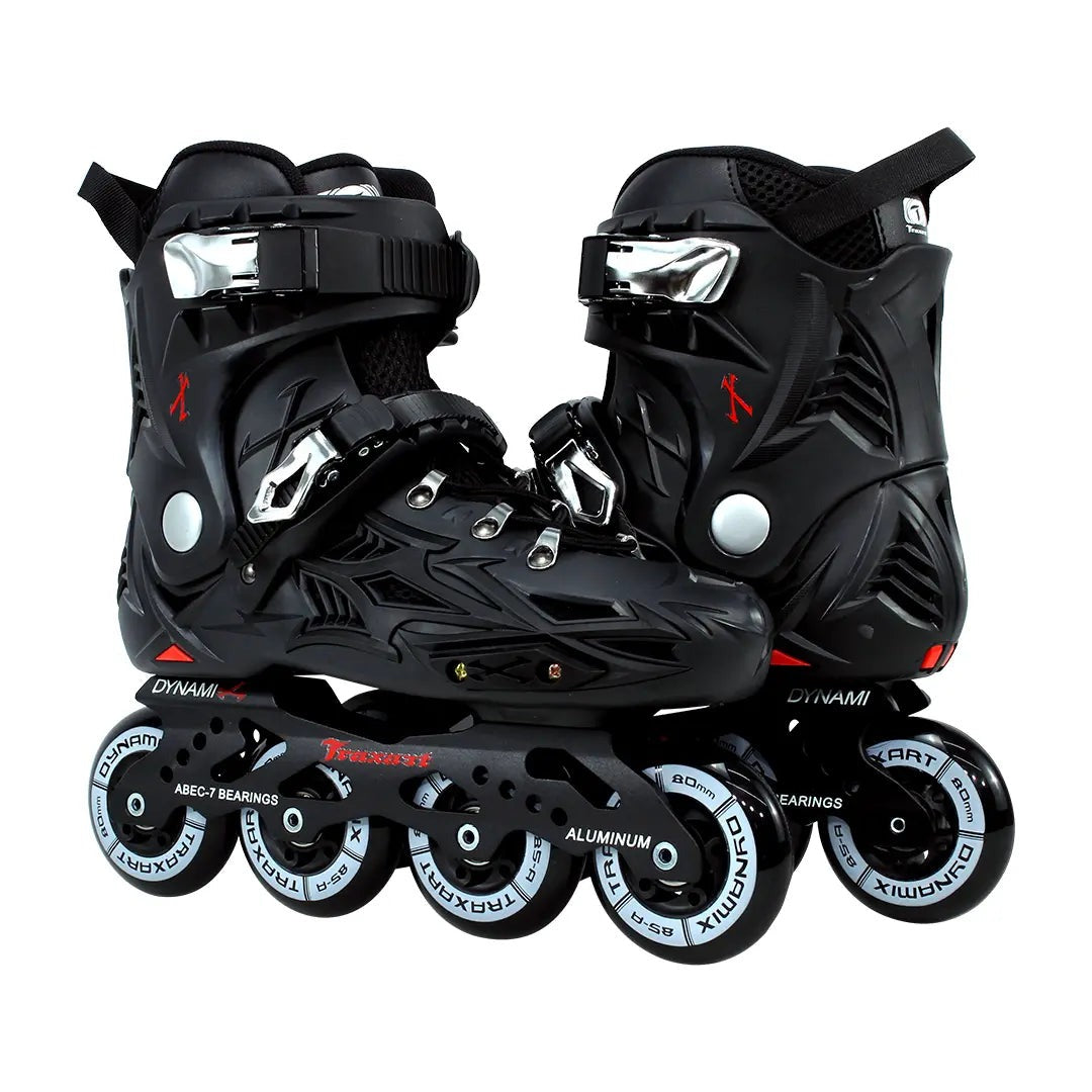 PATINS INLINE TRAXART DYNAMIX PRETO | 80mm Abec-7