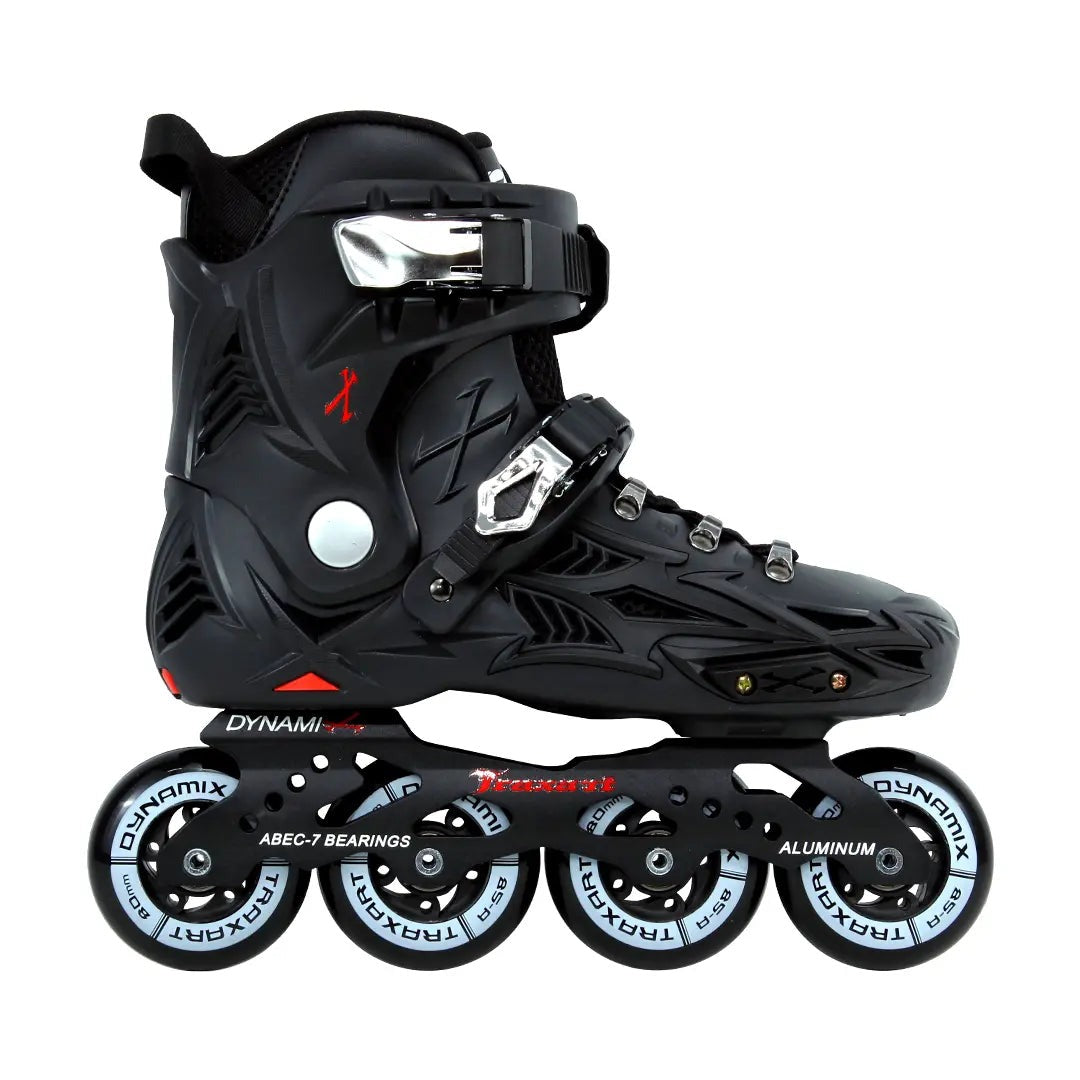 PATINS INLINE TRAXART DYNAMIX PRETO | 80mm Abec-7