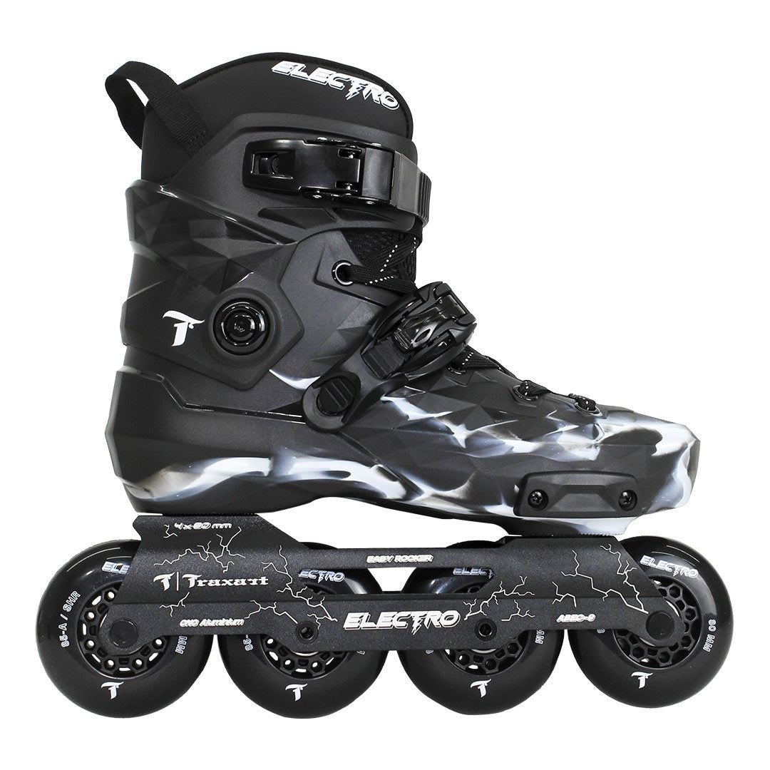 PATINS TRAXART ELECTRO V2 PRETO | 80mm Abec 9