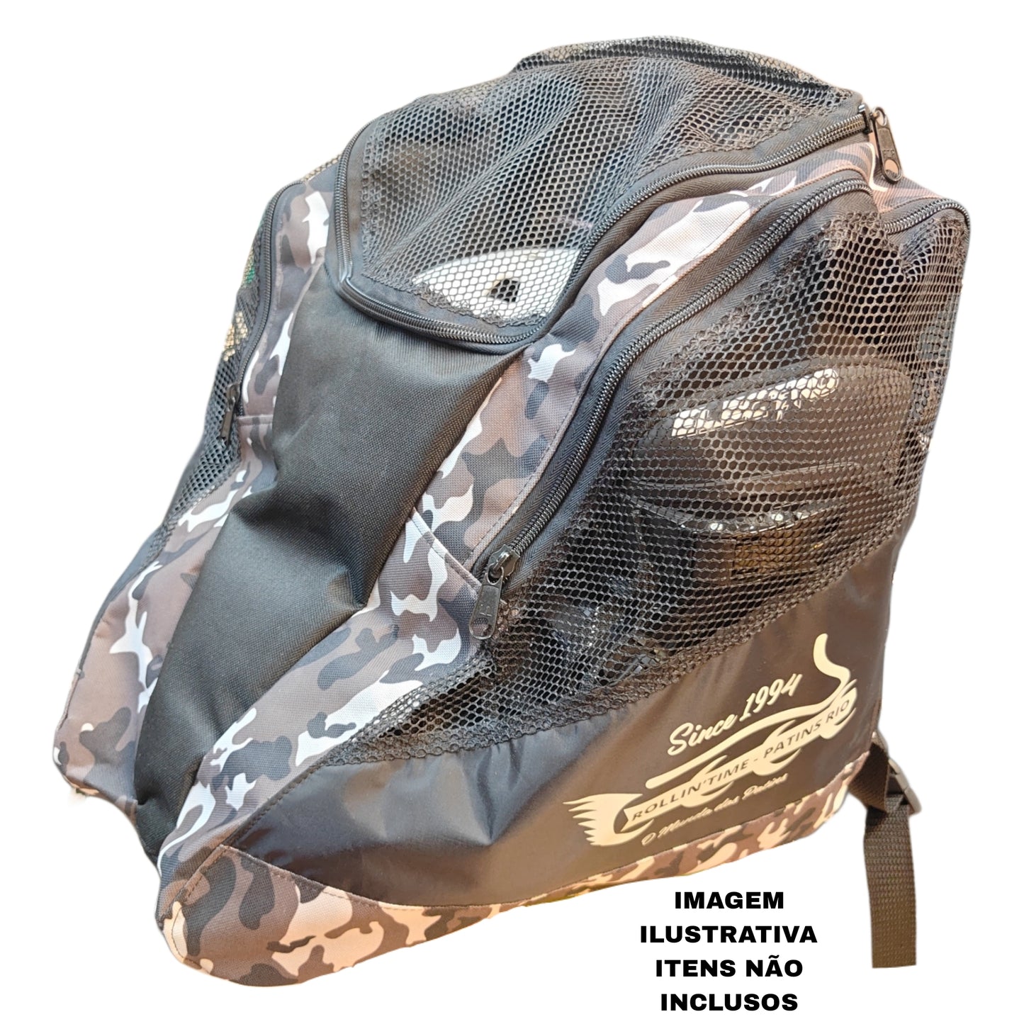 MOCHILA ROLLIN'TIME ROLLIN BAG BASE | CAMUFLADA NEVE