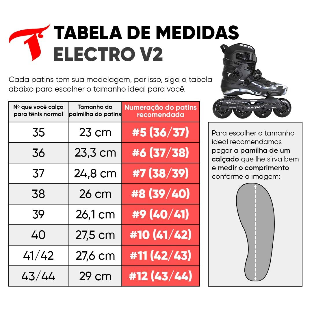 PATINS TRAXART ELECTRO V2 PRETO | 80mm Abec 9