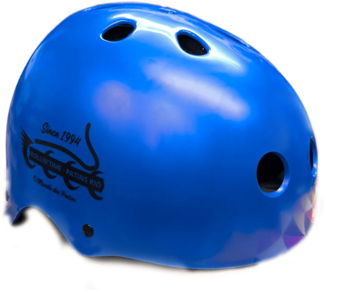 CAPACETE ROLLIN'TIME - AZUL