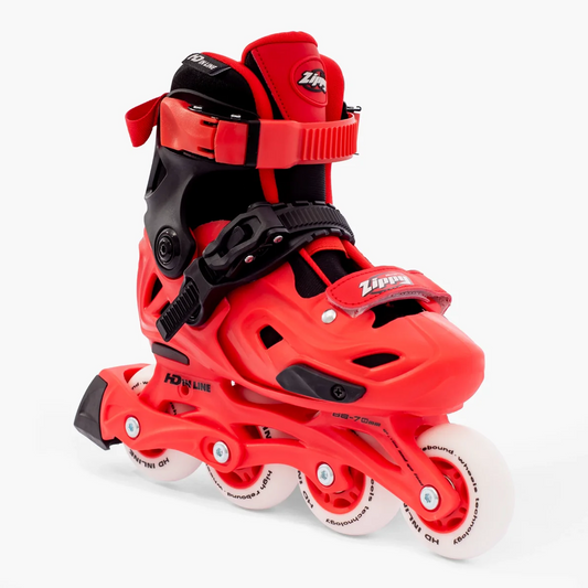 PATINS HD INLINE ZIPPY SHOCK RED | ABEC-9