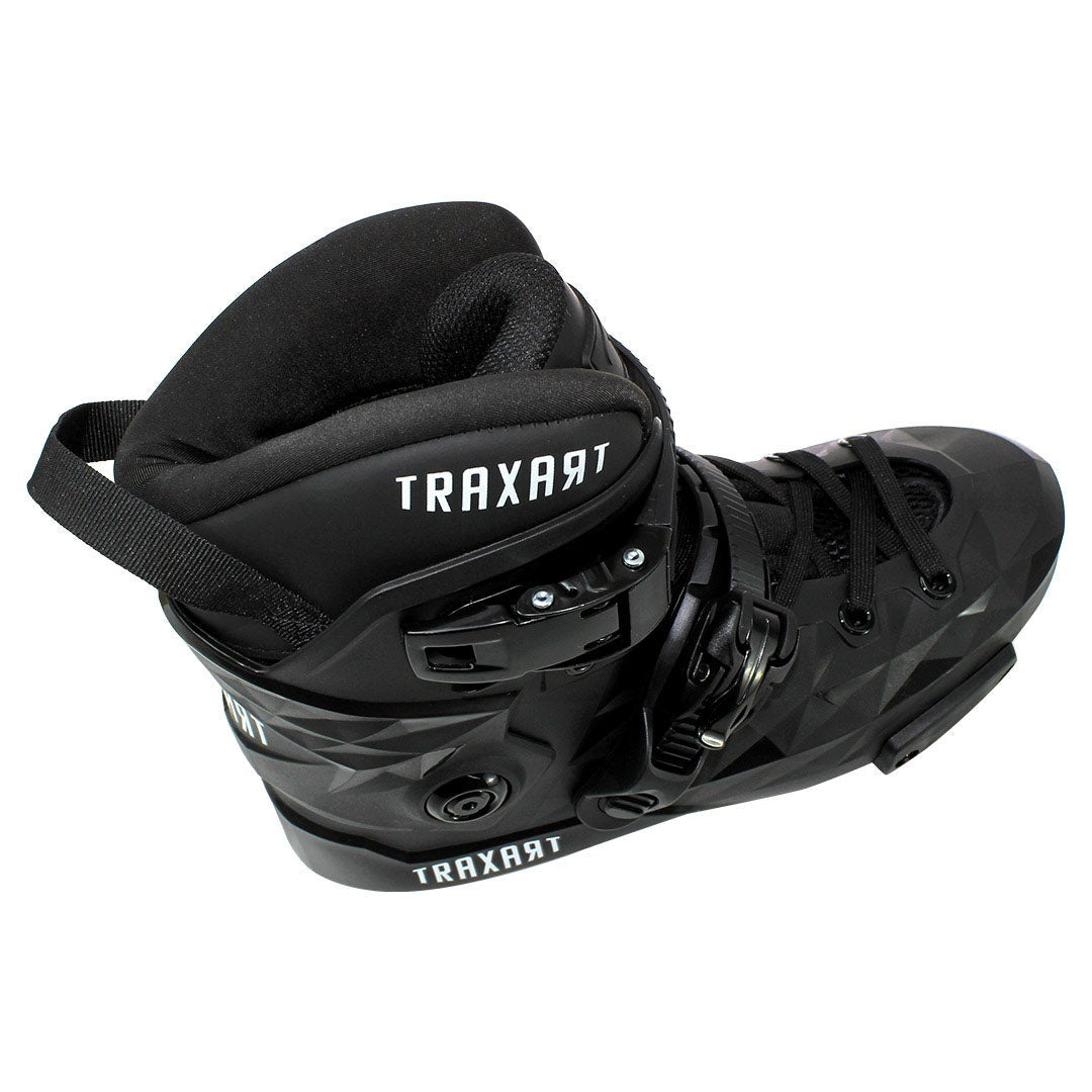 BOTA FREESTYLE PARA PATINS TRAXART CUSTOM PRETO | ABEC 9 CROMO