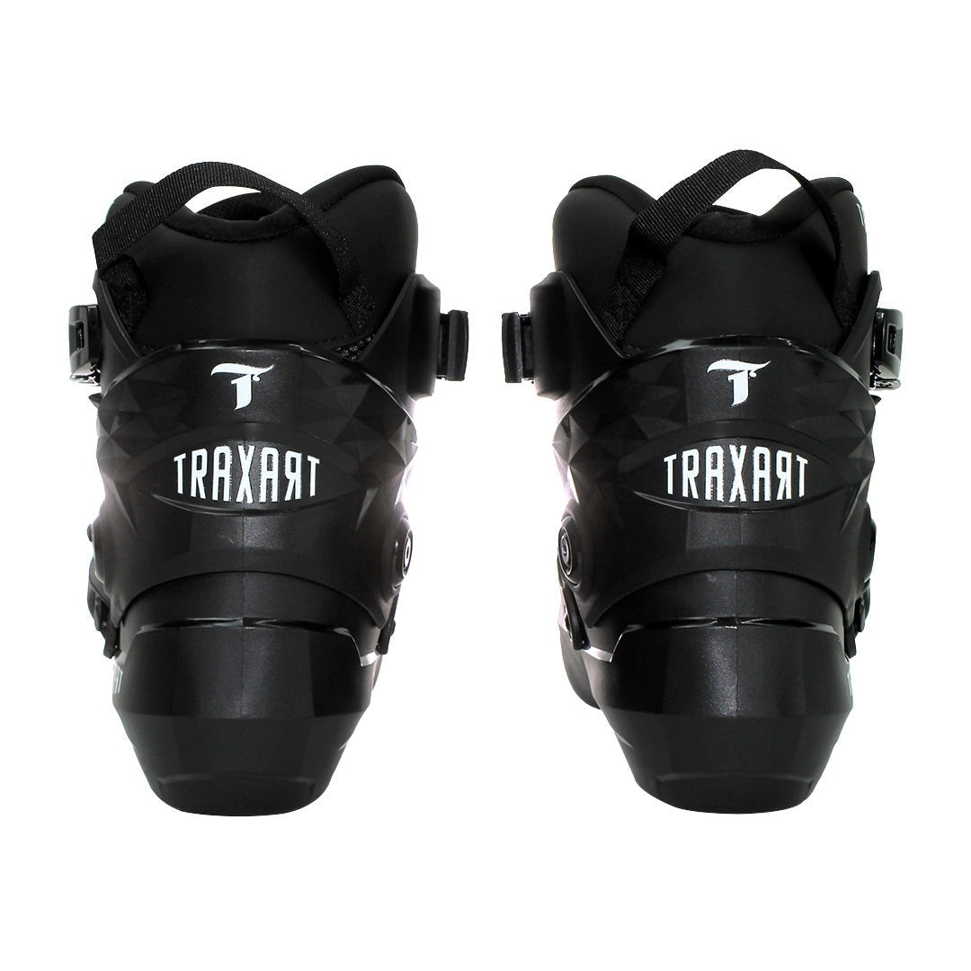BOTA FREESTYLE PARA PATINS TRAXART CUSTOM PRETO | ABEC 9 CROMO