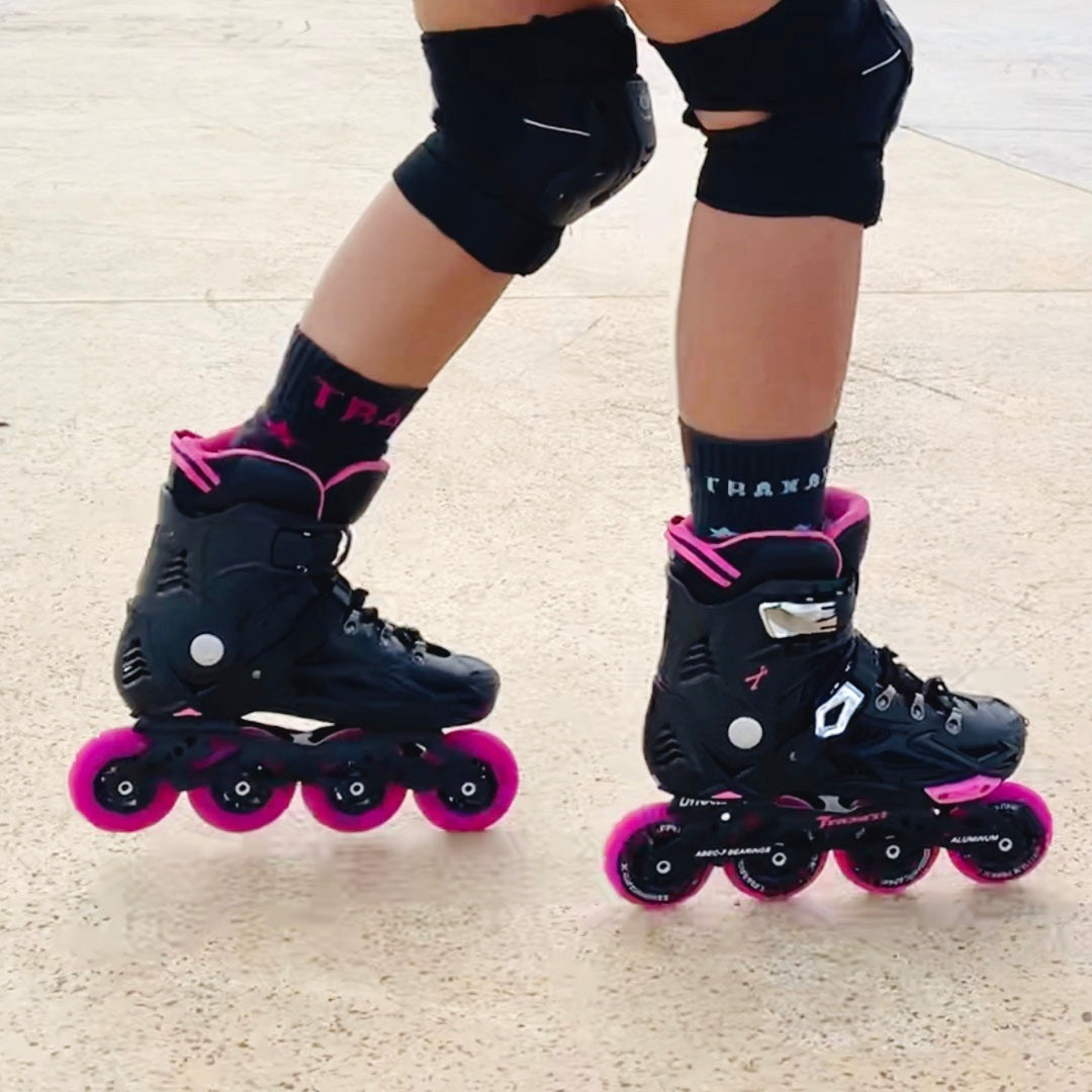 PATINS INLINE TRAXART DYNAMIX ROSA | 80mm Abec-7