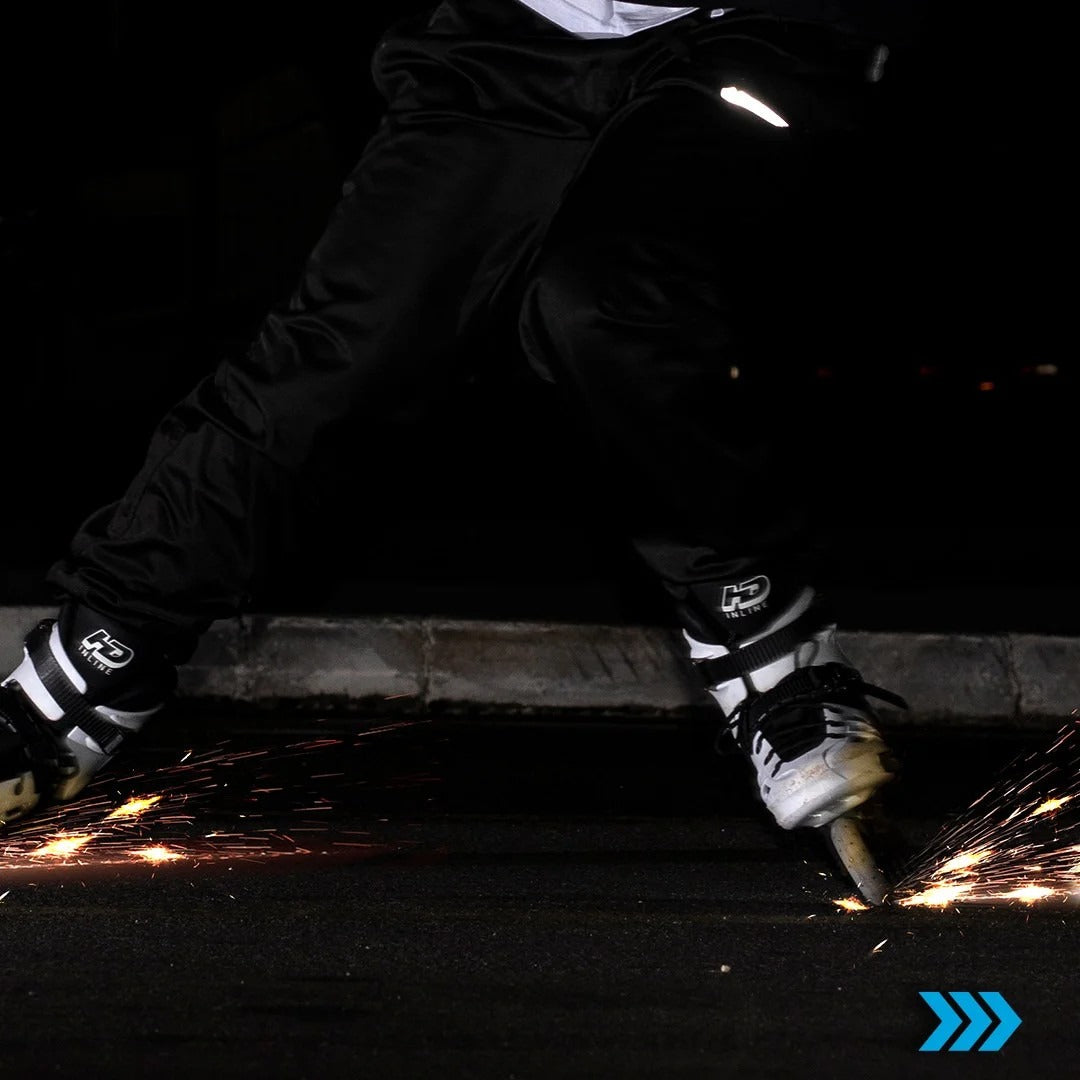 JOGO DE RODAS HD INLINE TYRES FAÍSCA PRETO | 80MM 85A