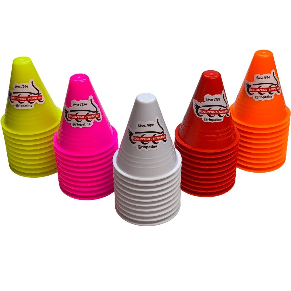KIT 10 CONES ROLLIN'TIME RIO PATINS