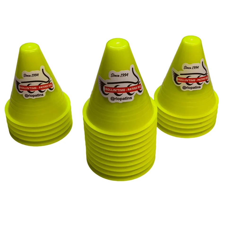 KIT 10 CONES ROLLIN'TIME RIO PATINS