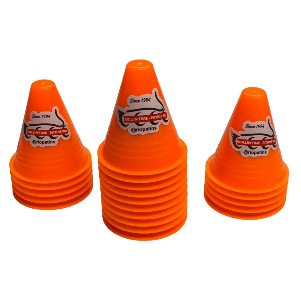 KIT 10 CONES ROLLIN'TIME RIO PATINS