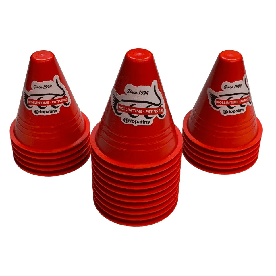 KIT 10 CONES ROLLIN'TIME RIO PATINS