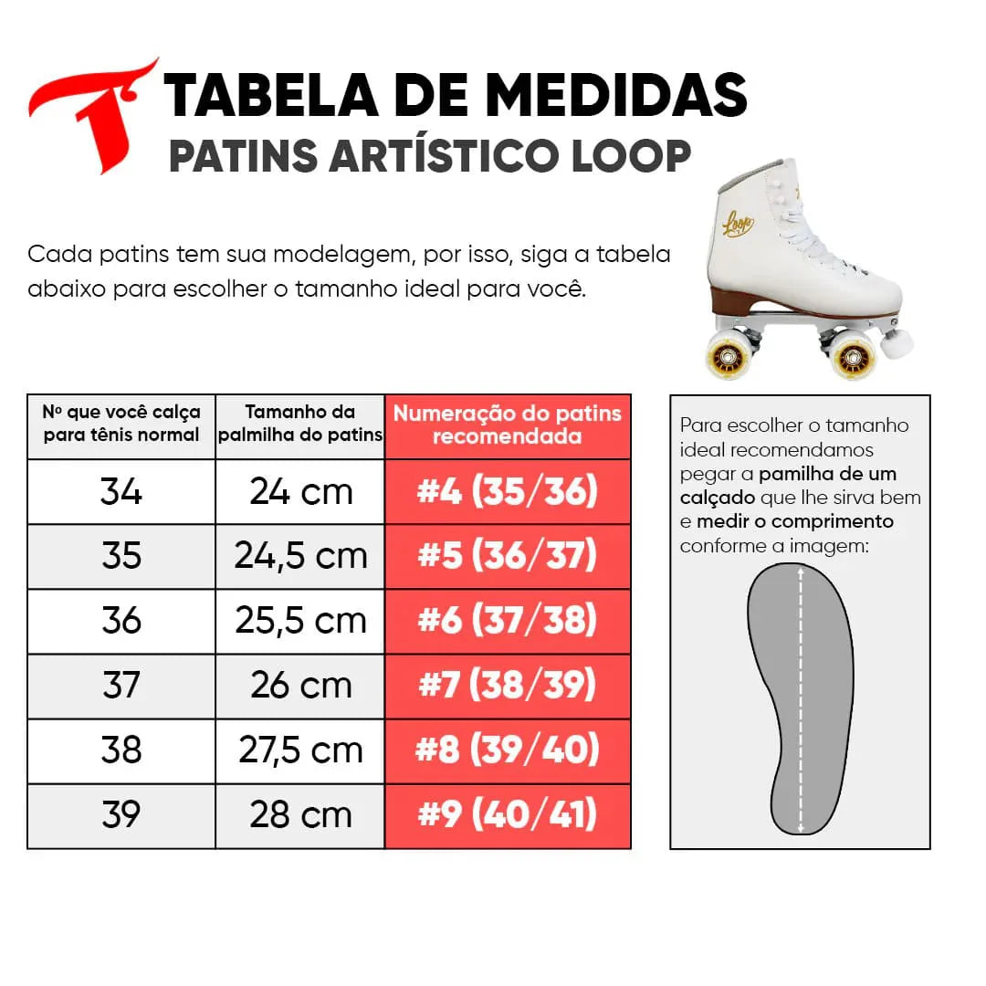 PATINS ARTÍSTICO LOOP | 62mm Abec-9