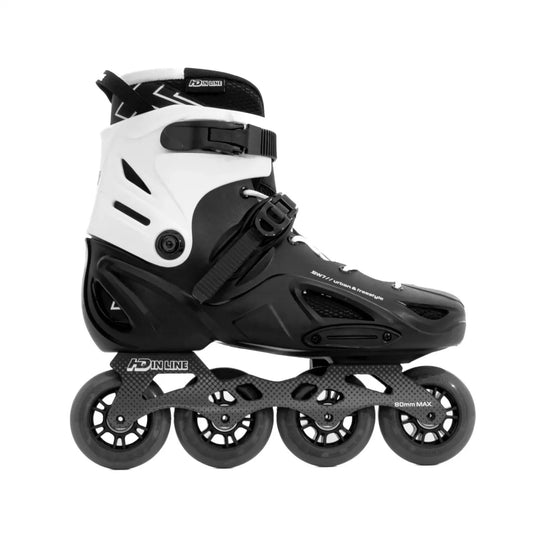 PATINS HD INLINE BW7 PRETO | 80mm Abec 9