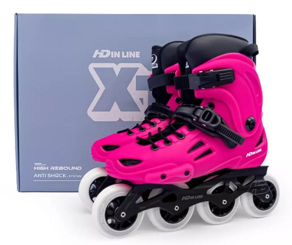 PATINS HD INLINE XT ROSA | 80mm Abec 9