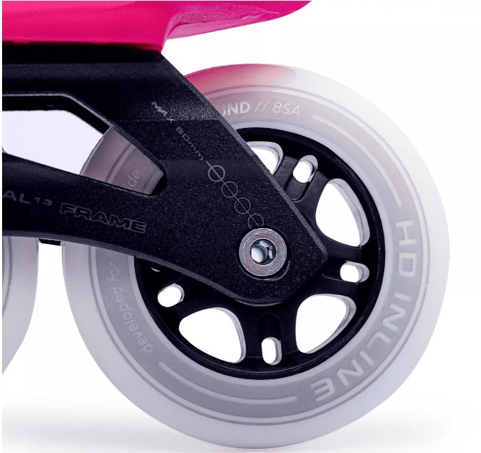 PATINS HD INLINE XT ROSA | 80mm Abec 9