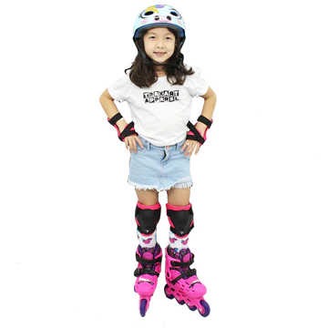 PATINS INLINE INFANTIL TXT FREEMIX ROSA | Abec 9