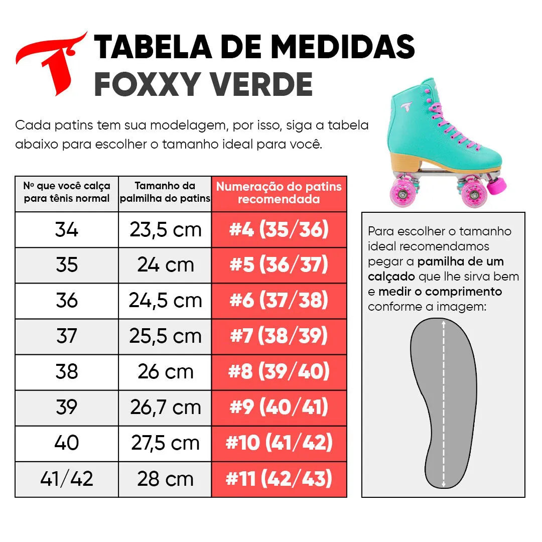 PATINS QUAD TRAXART FOXXY VERDE ACQUA | 58mm Abec 9