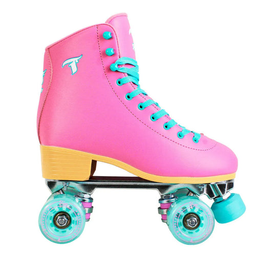 PATINS QUAD TRAXART FOXXY ROSA E AZUL | 58mm Abec 9