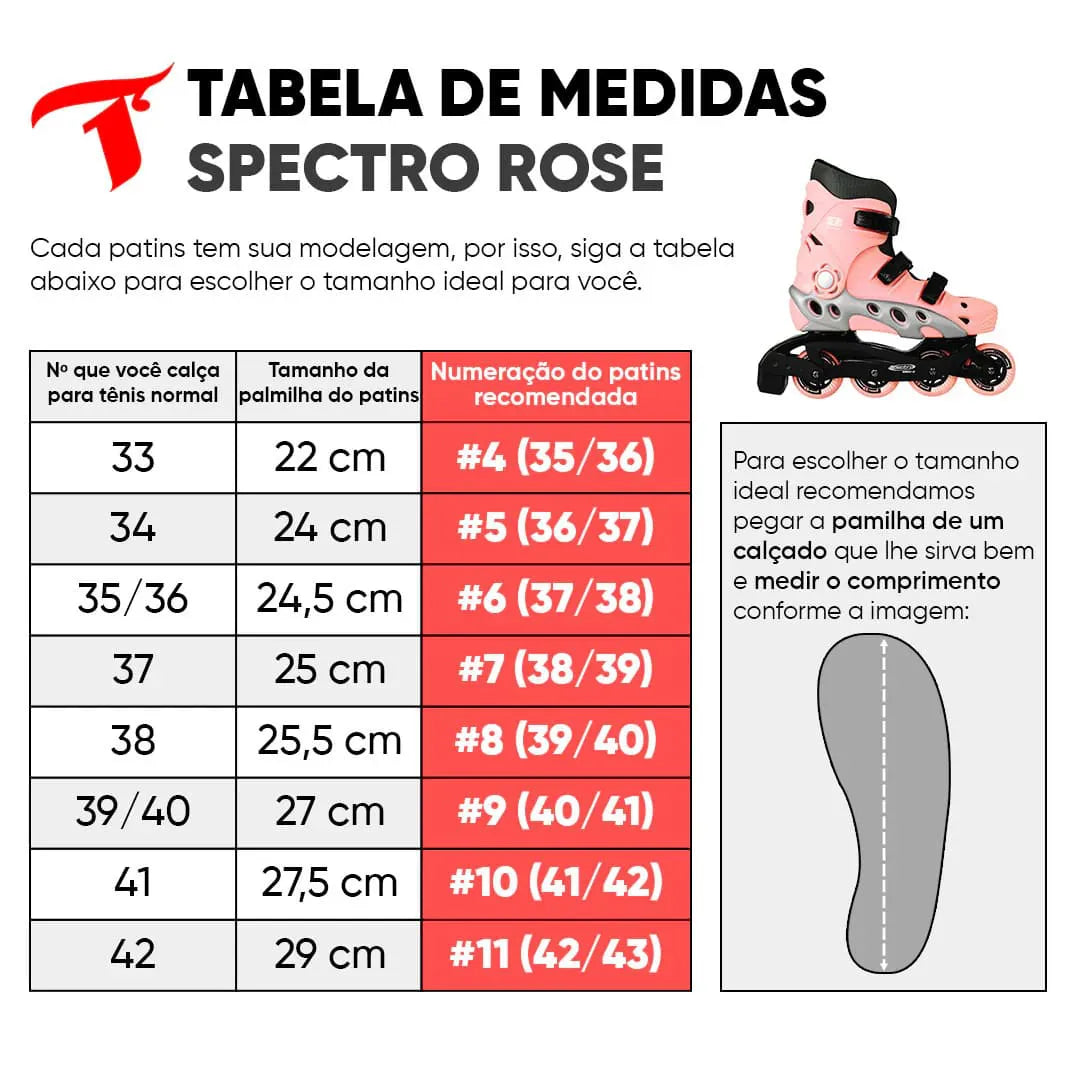 PATINS INLINE TRAXART SPECTRO ROSA | 72mm Abec 5