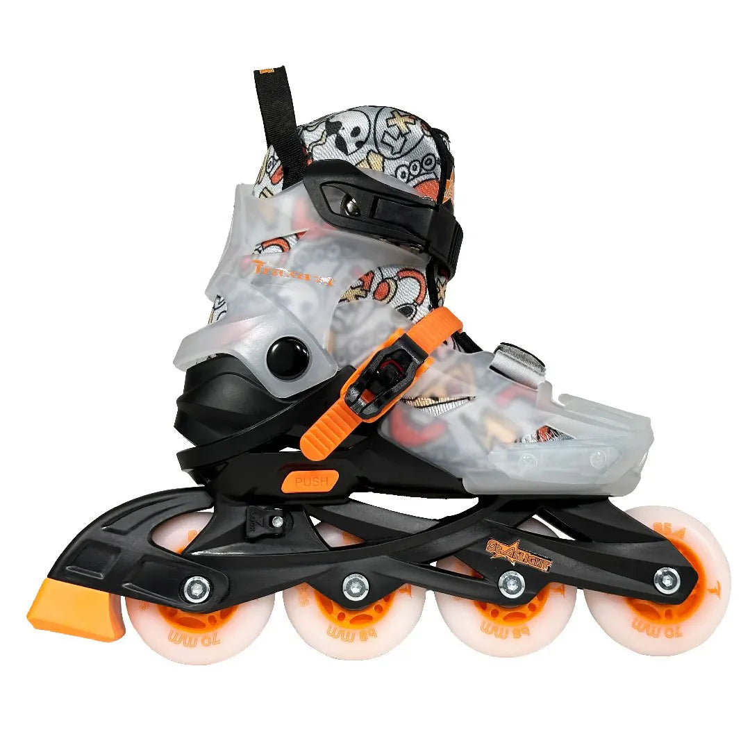 PATINS TRAXART STARLIGHT LARANJA | abec 9