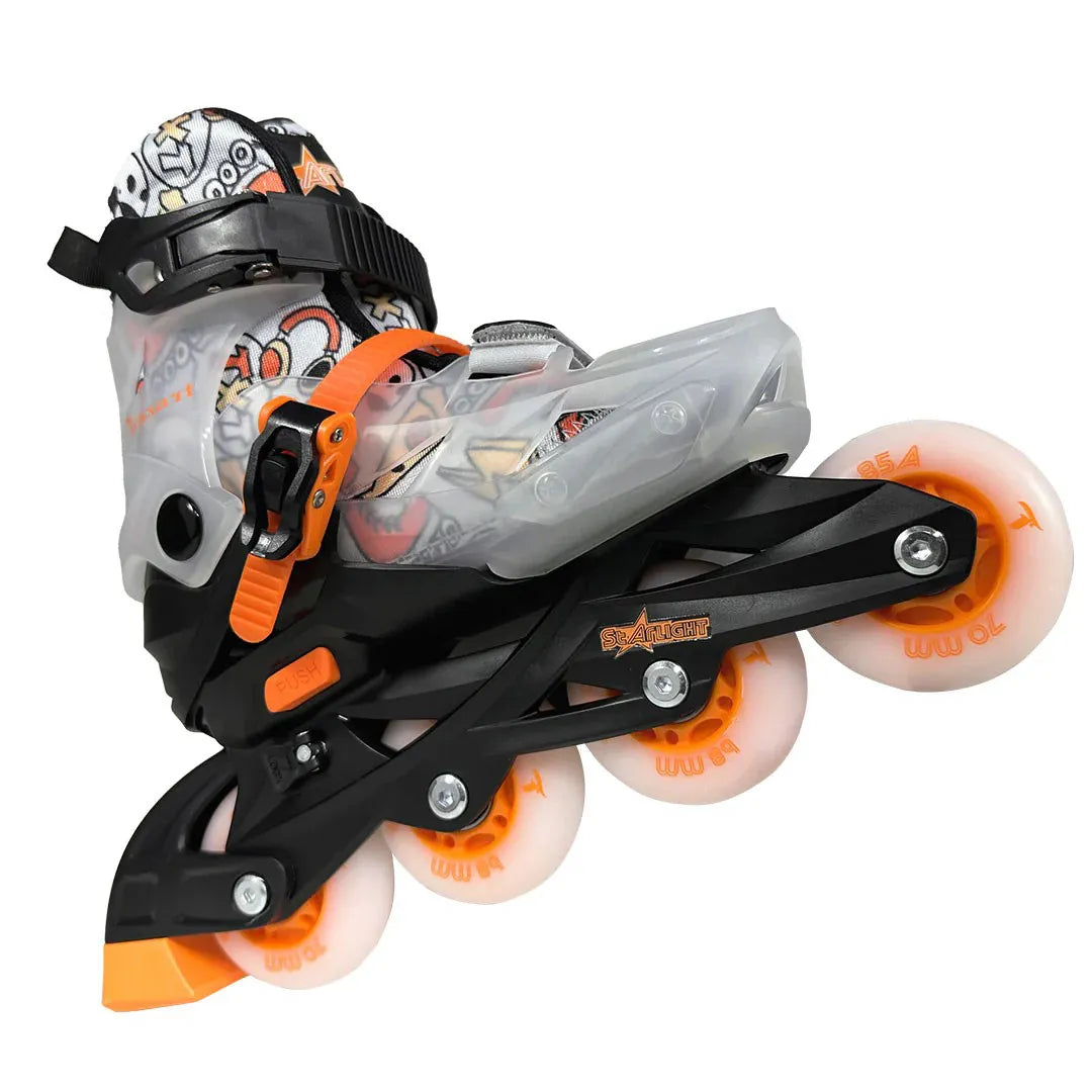 PATINS TRAXART STARLIGHT LARANJA | abec 9