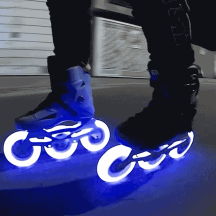 JOGO DE RODAS LED SPECIAL TRAXART ROXO | 110mm 85a