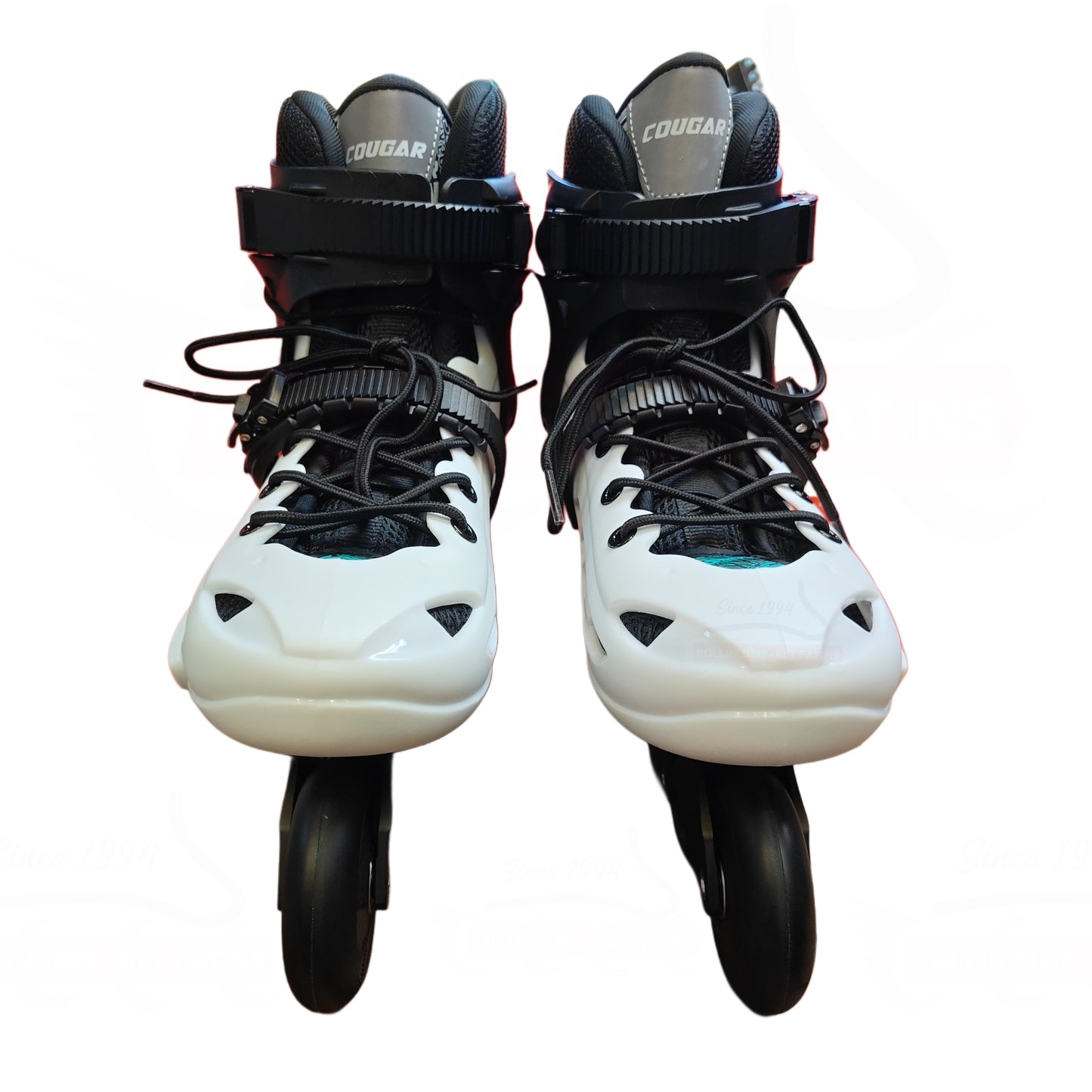 PATINS INLINE COUGAR MZS509C BRANCO | ROQUEADO ABEC 7