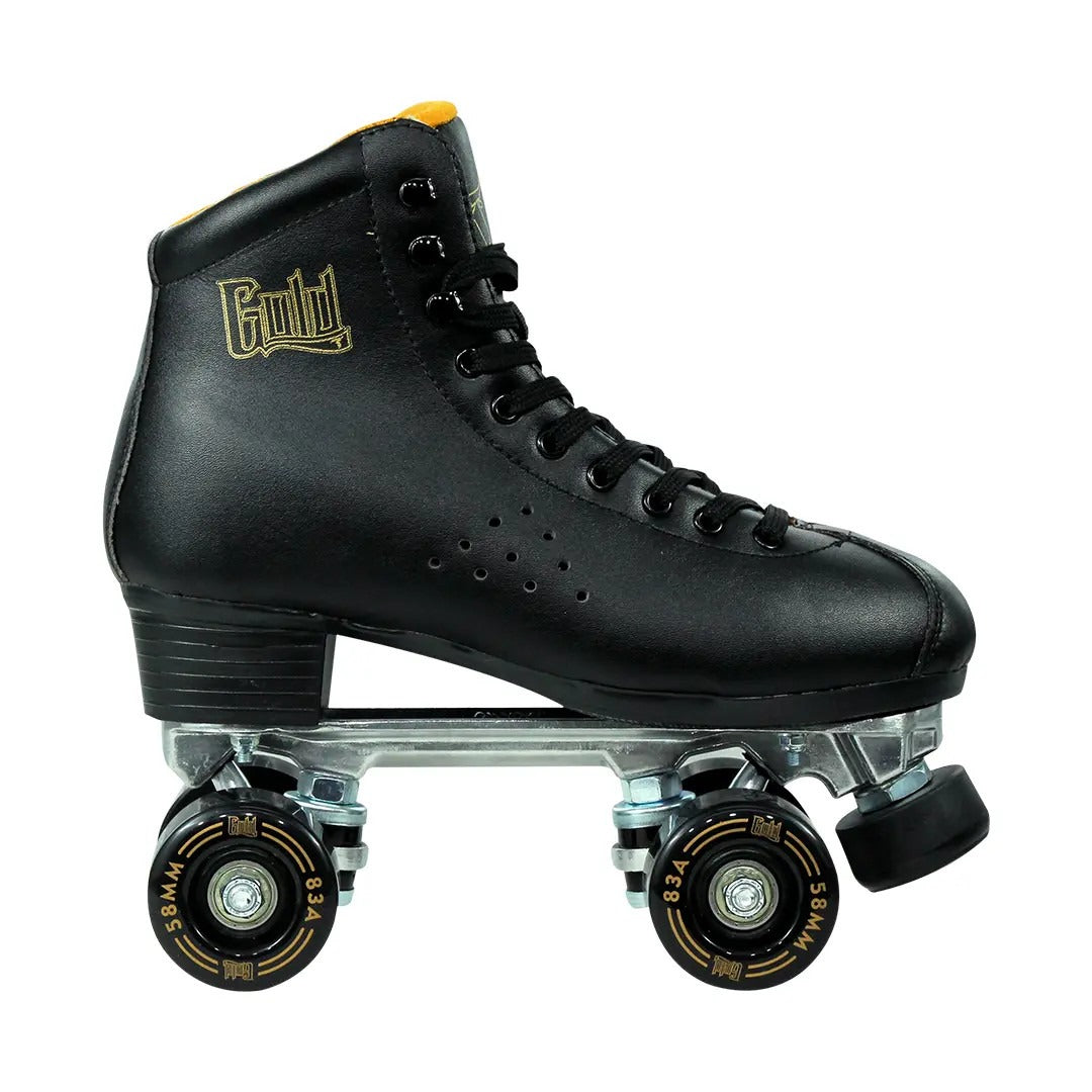 PATINS QUAD GOLD PRETO