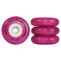 JOGO DE RODAS LED SPECIAL GLITTER TRAXART ROSA | 80mm 85a