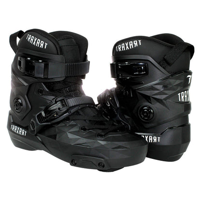 BOTA FREESTYLE PARA PATINS TRAXART CUSTOM PRETO | ABEC 9 CROMO