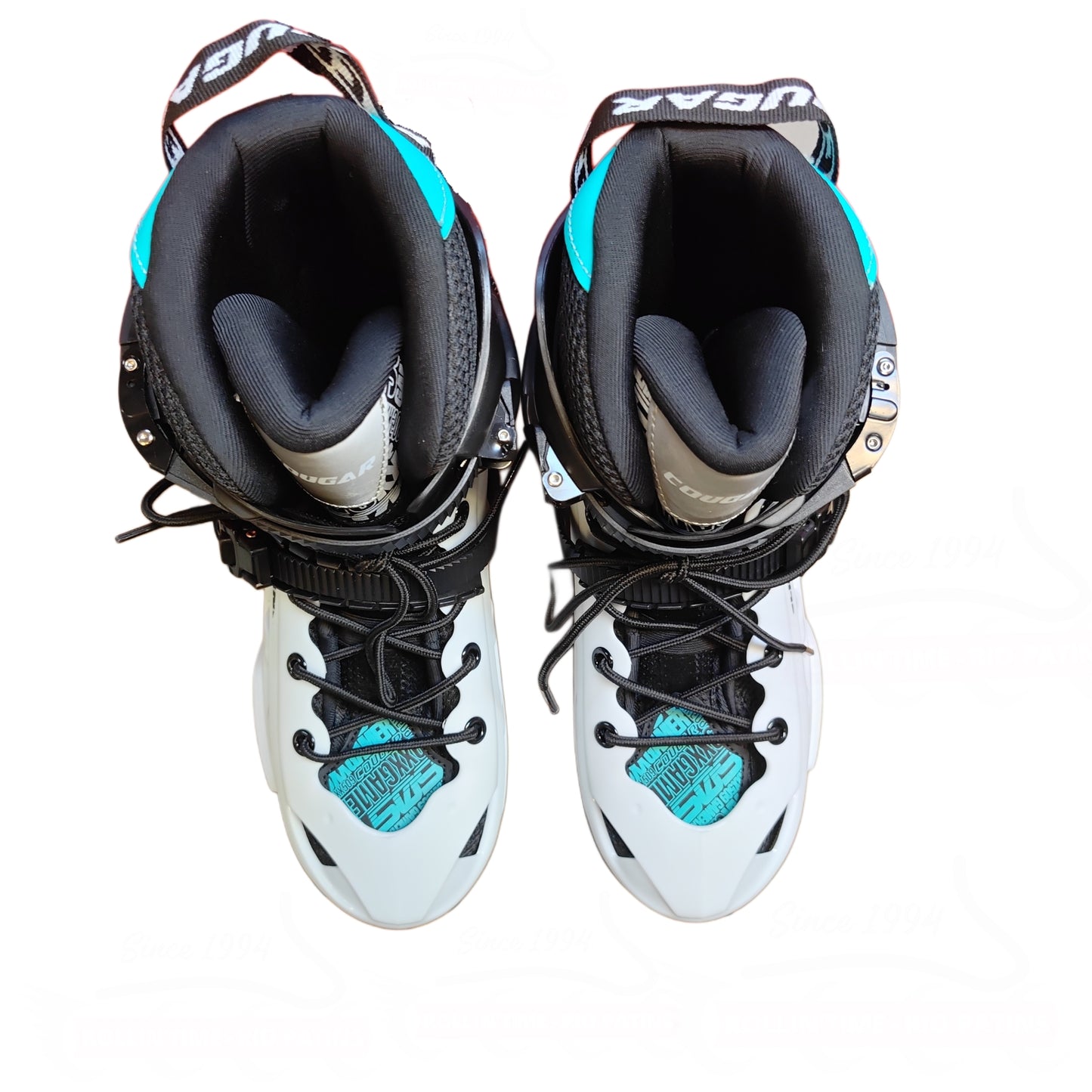 PATINS INLINE COUGAR MZS509C BRANCO | ROQUEADO ABEC 7