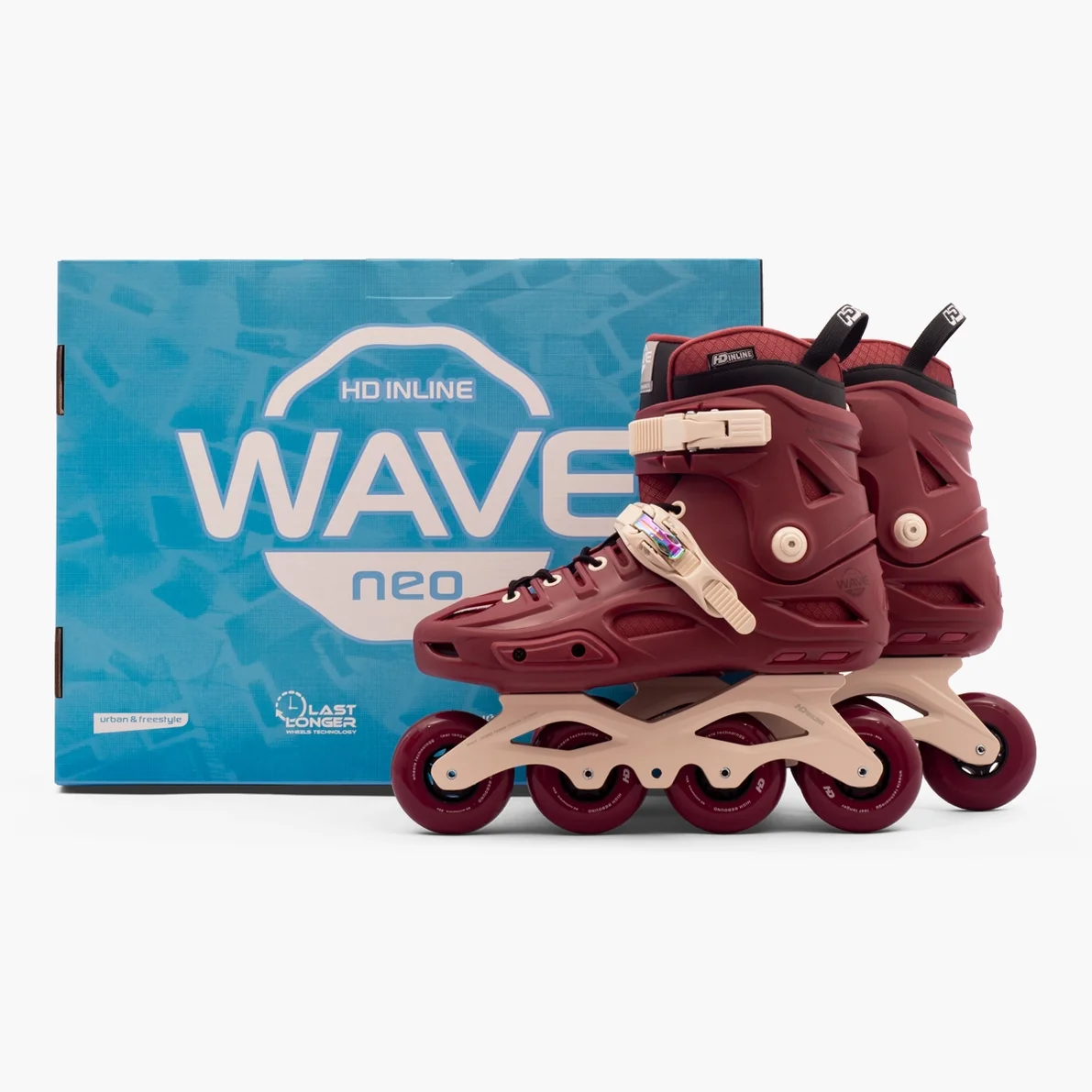Patins HD Inline Wave Neo Bordo | Abec-9