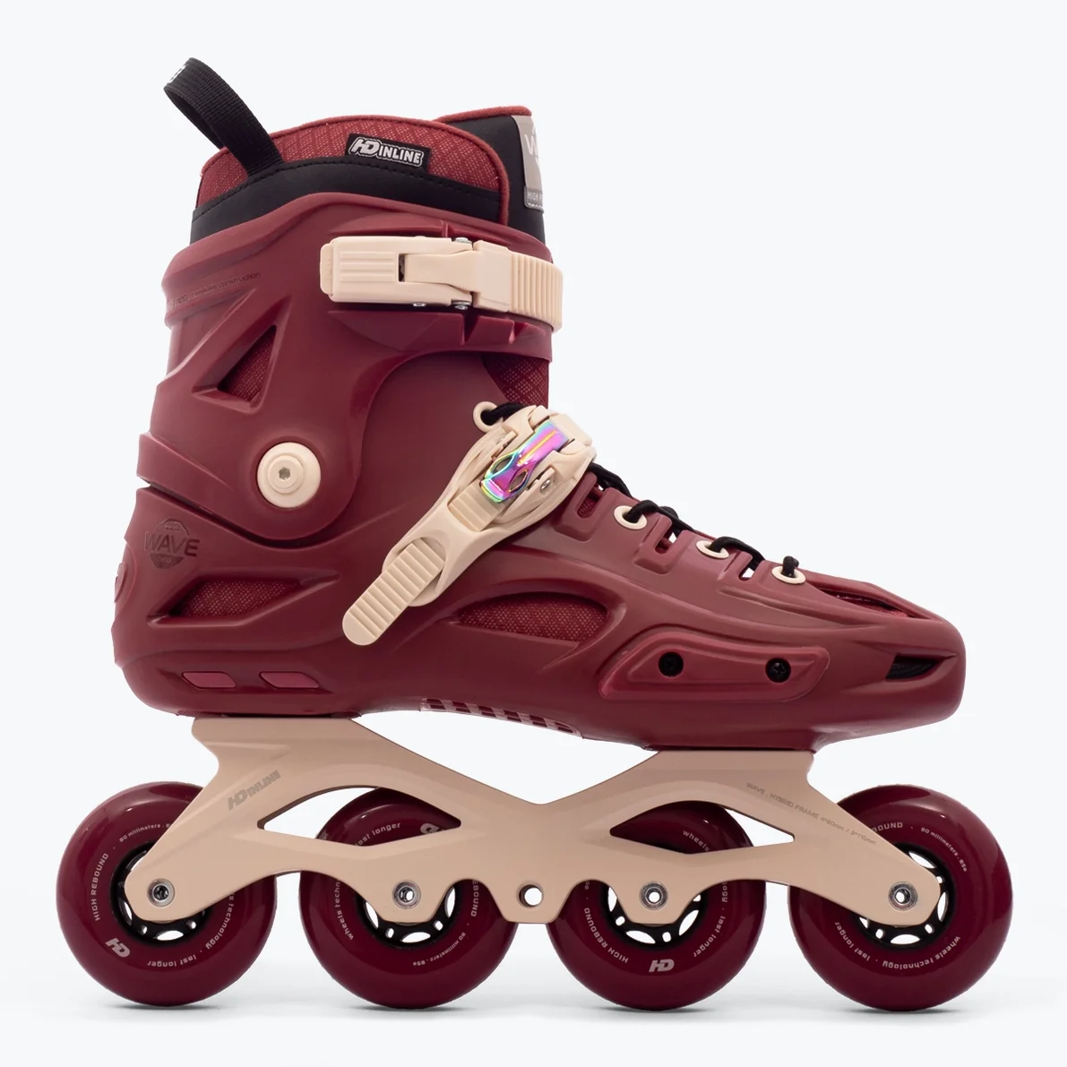 Patins HD Inline Wave Neo Bordo | Abec-9