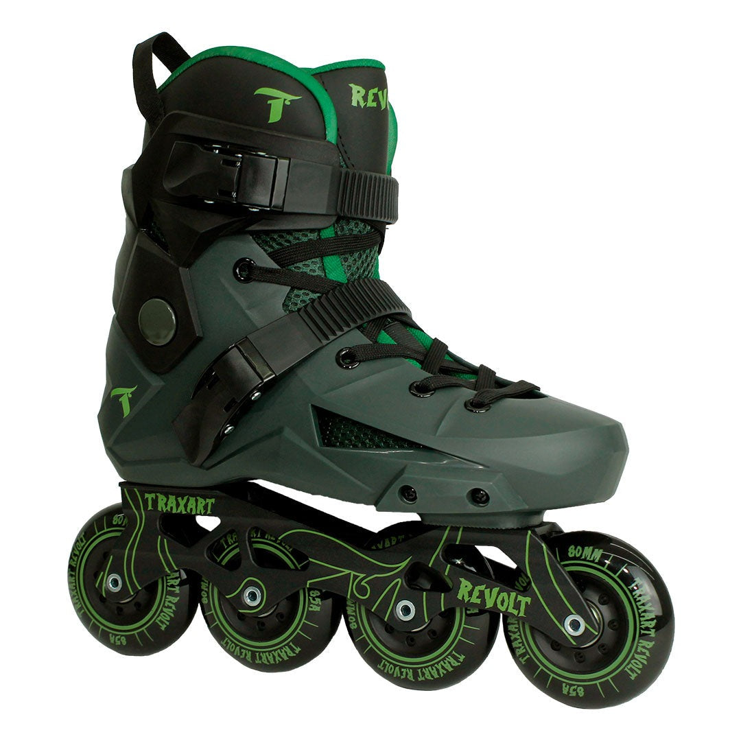 PATINS TRAXART REVOLT VERDE | 80mm 85a