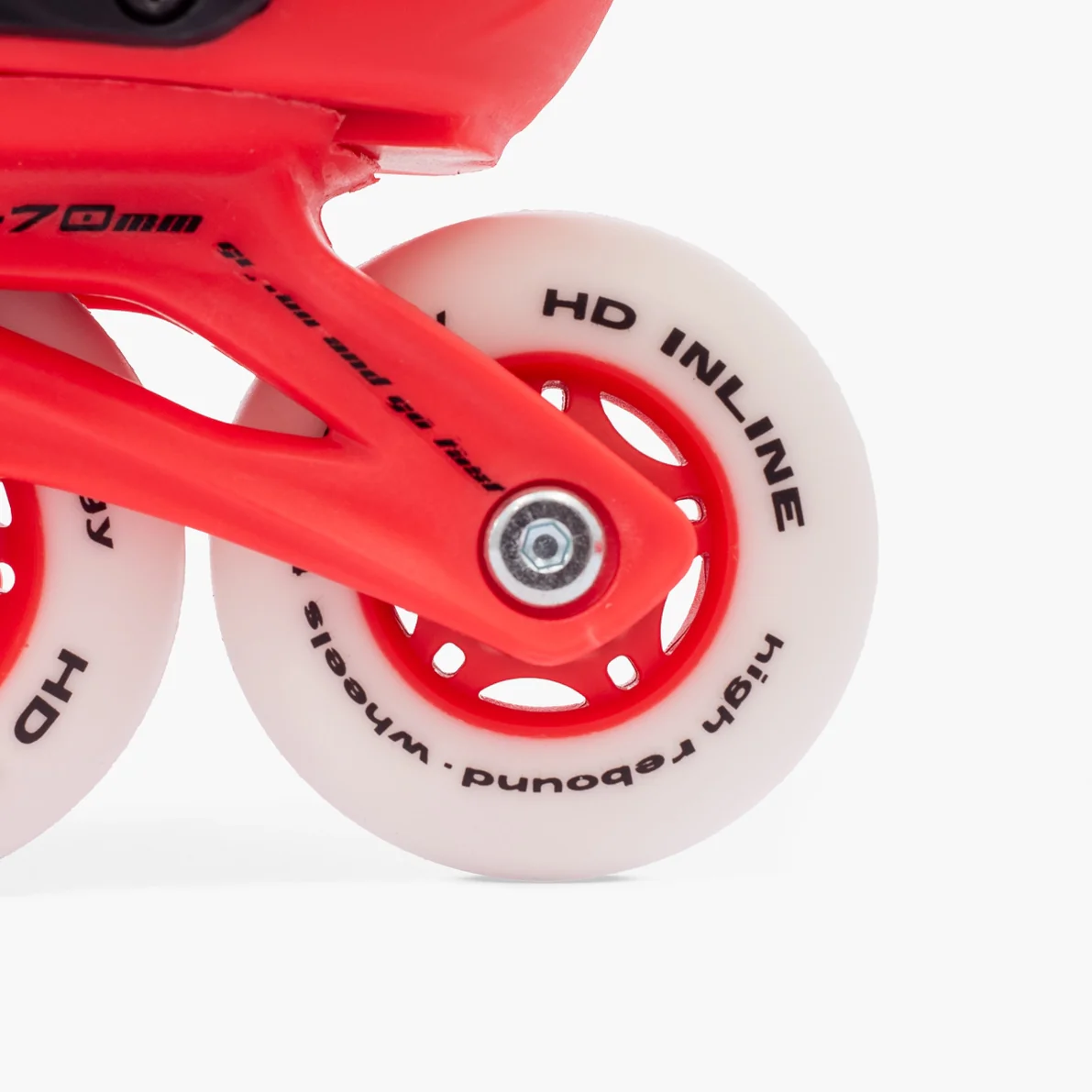 PATINS HD INLINE ZIPPY SHOCK RED | ABEC-9