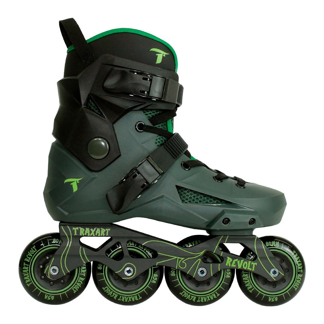PATINS TRAXART REVOLT VERDE | 80mm 85a