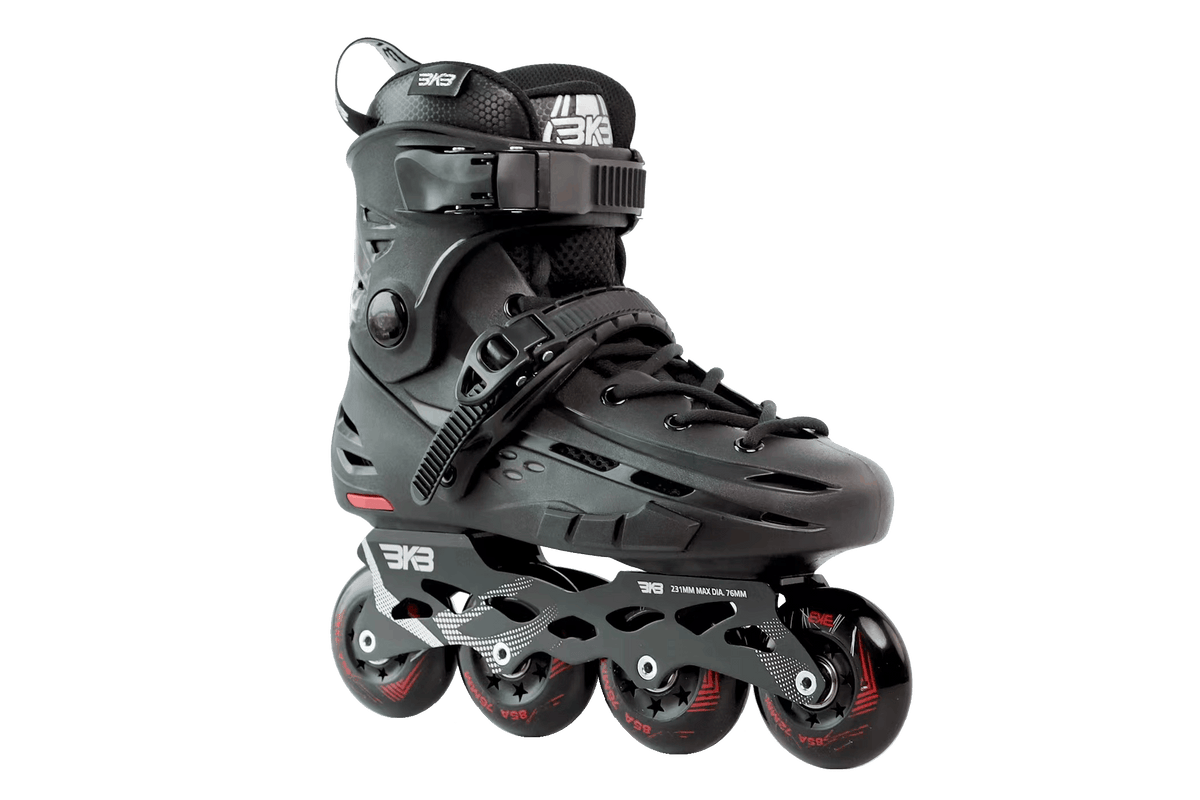 PATINS BKB B6 HERO PRETO E VERMELHO | ABEC 7