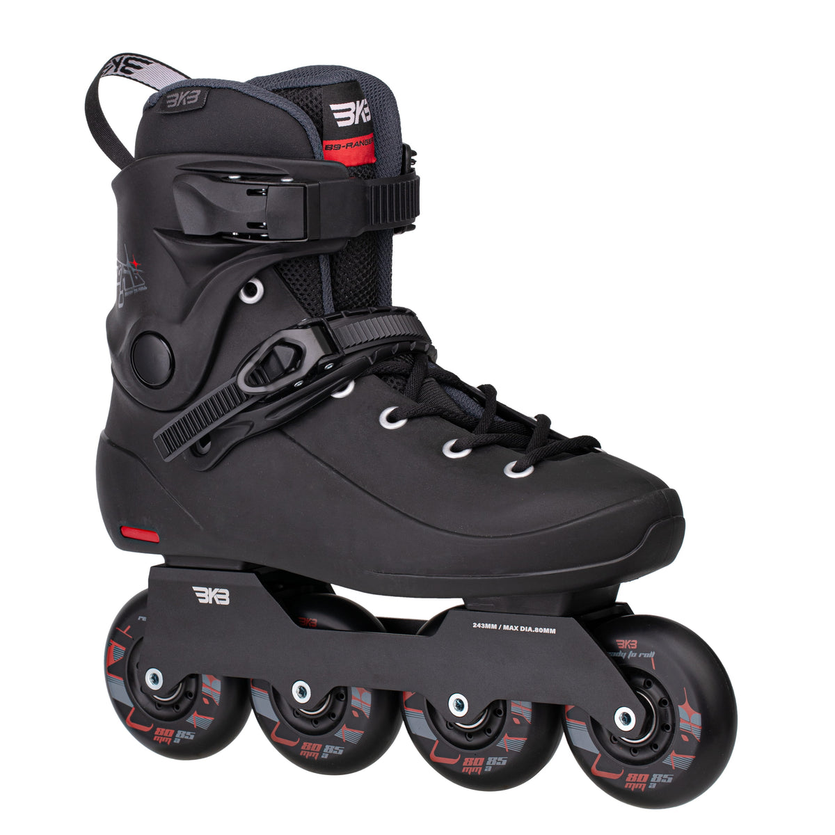PATINS BKB B9 RANGER PRETO | ABEC 7 CHROME