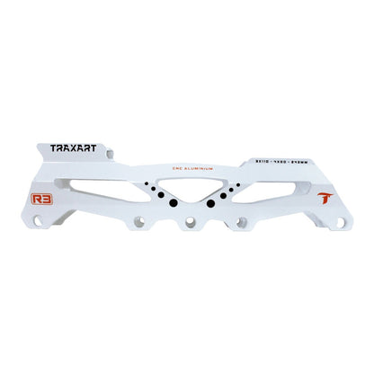 BASE HÍBRIDA PARA PATINS INLINE TRAXART BRANCO | 4X80mm 3x110mm